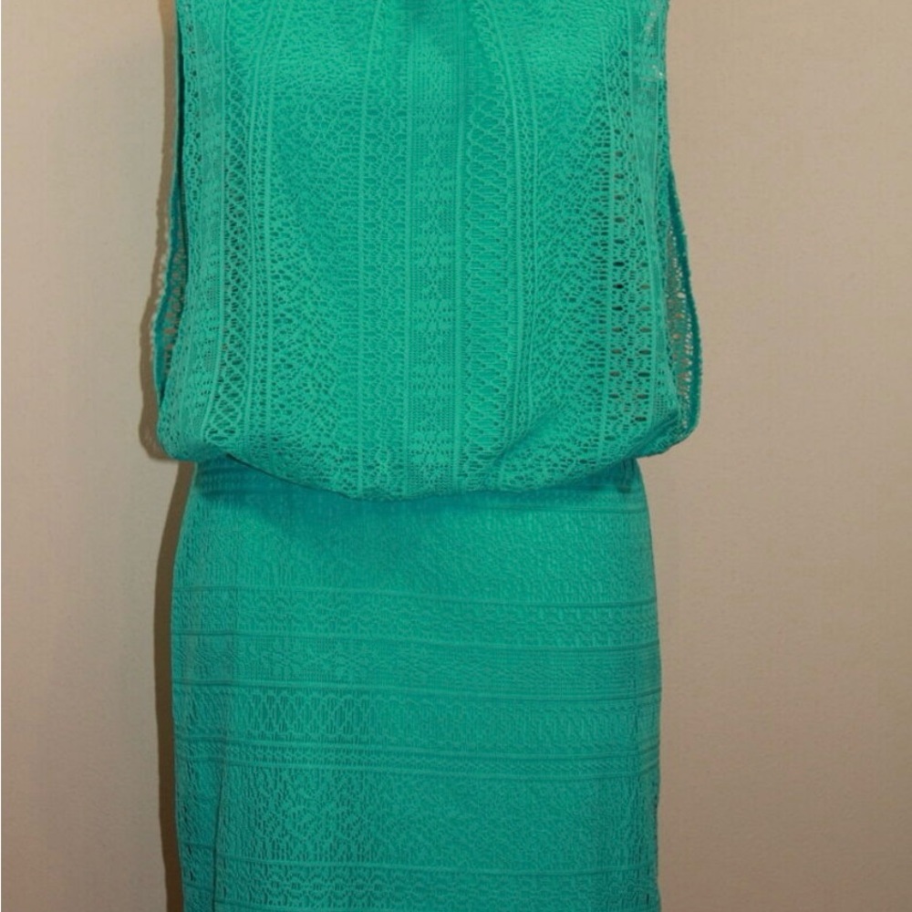 Elegant Green Lace Dress
